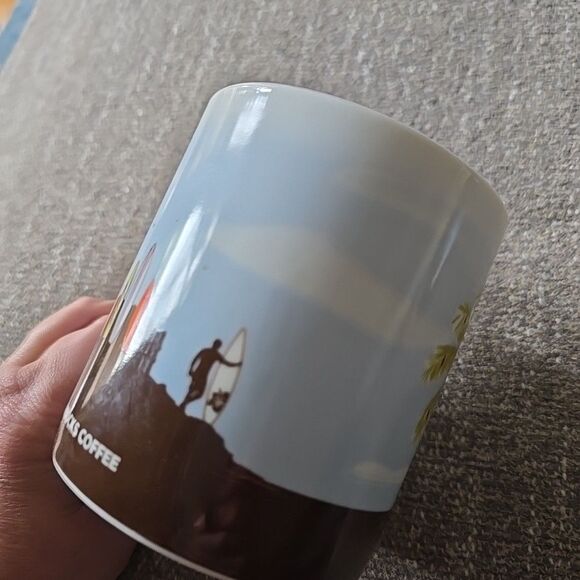 Starbucks 2008 Happy Holidays Hawaii Mele Kalikimaka 16oz Coffee Mug Christmas - Picture 6 of 7